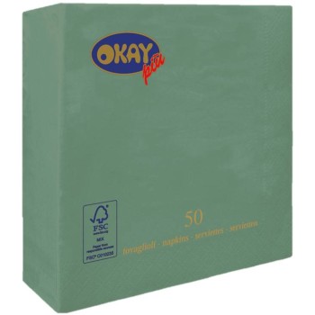 Tovaglioli ovatta 2 veli FSC-ECL Cm. 33x33 - Confezione...