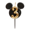 Candelina per torta sagomata orecchie Mickey/Minnie – Numero 3
