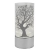 Lampada cilindro in vetro con led Cm. 20 - Albero della vita
