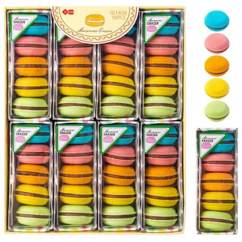 Set 5 gomme per cancellare 3D «Macaron