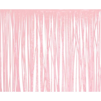 Tenda decorativa sfrangiata Cm. 100x200 - Rosa baby