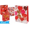 Busta regalo patinata "Love" Cm. 31x12x42 - Modelli assortiti