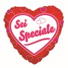 Palloncino mylar 18" Cm. 45 cuore "Sei Speciale"