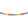 Festone in carta multicolor "Cuori" Cm. 360x17x18