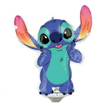 Palloncino mylar minishape «Stitch» - Blister 5 pezzi