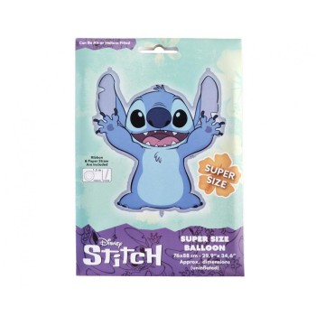 Palloncino mylar supershape Cm. 76x88 - Stitch 2
