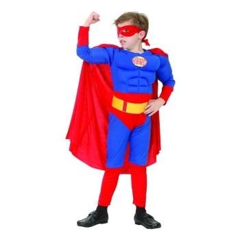 Costume completo Superman – Tuta muscolosa, mantello,...