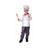 Costume completo Chef – Camicia, pantalone, cappello, foulard – Cm. 110-120