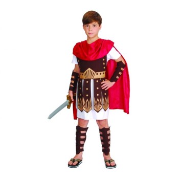 Costume completo gladiatore – Tunica, mantello, coprimani...