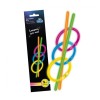 Braccialetto fluo Glow in the dark - Blister 5 pezzi