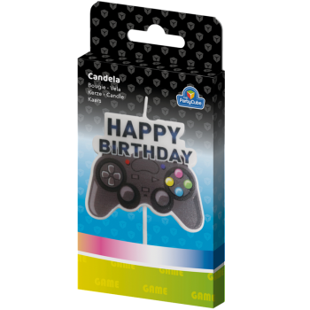 Candelina per torta Joystick Gamer