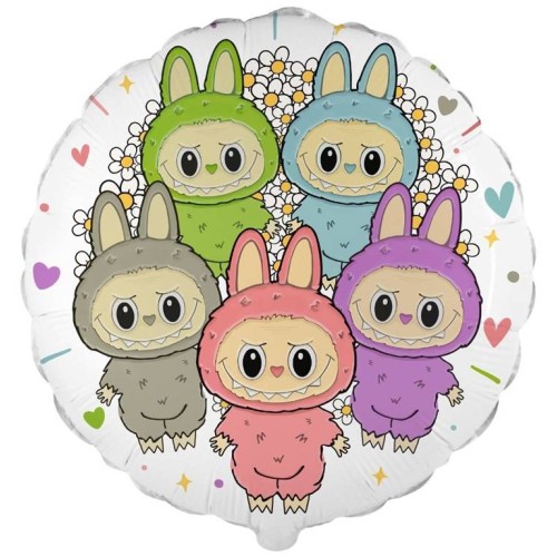 Palloncino mylar minishape 9" - Angry Bunny...