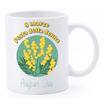 Tazza mug ceramica in scatola - 8 Marzo - Festa della...