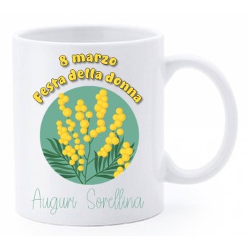 Tazza mug ceramica in scatola - 8 Marzo - Festa della...