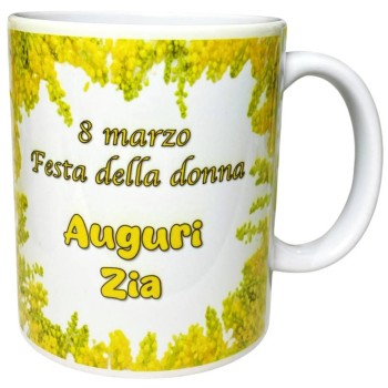 Tazza mug ceramica in scatola - 8 Marzo - Festa della...
