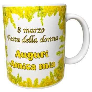 Tazza mug ceramica in scatola - 8 Marzo - Festa della...
