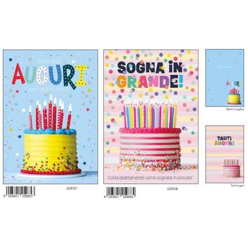 Biglietto auguri classico foil olografico -...