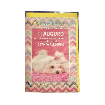 Biglietto auguri classico con foil - Buon Compleanno 2