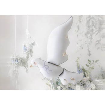 Palloncino mylar supershape Colomba bianca Cm. 80x100 2