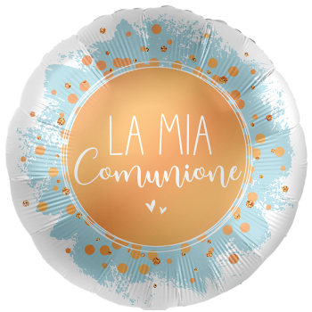 Palloncino mylar 18" Cm. 43 - Rotondo - La mia Comunione