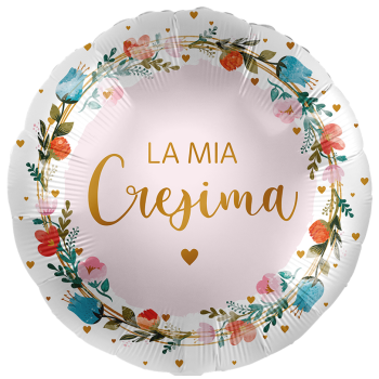 Palloncino mylar 18" Cm. 43 - Rotondo - La mia Cresima