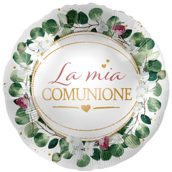 Palloncino mylar 18" Cm. 43 - Rotondo - La mia Comunione