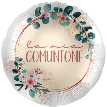 Palloncino mylar 18" Cm. 43 - Rotondo - La mia Comunione
