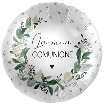 Palloncino mylar 18" Cm. 43 - Rotondo - La mia Comunione