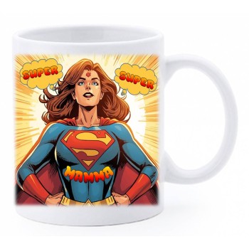Tazza mug ceramica in scatola - Super Mamma
