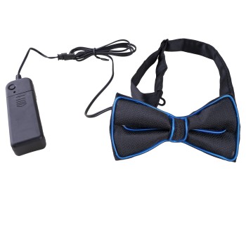 Papillon in tessuto Cm. 12 con bordo luminoso led -... 2