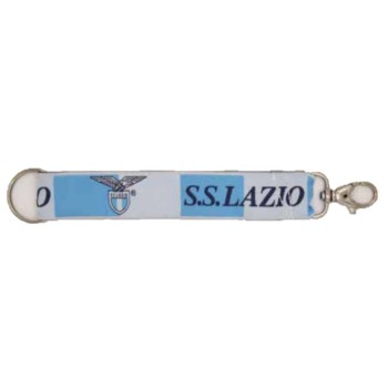 Portachiavi con laccio corto stampato SS Lazio