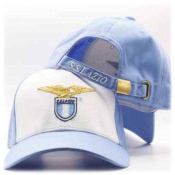 Cappello con visiera bicolore logo SS Lazio