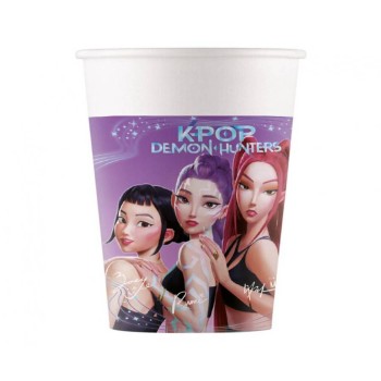 Bicchieri carta party 200 ML - K-POP Demon Hunters -...