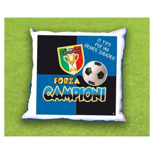 Cuscino quadrato Cm. 40x40 - Nerazzurro