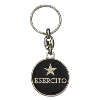 Portachiavi in metallo smaltato Esercito Italiano