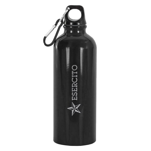 Borraccia alluminio 800 ML con moschettone...