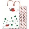 Busta regalo con cordoncino "Coccinella" Cm. 36x12x46