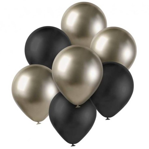 Palloncini lattice 12'' Prosecco&Black -...