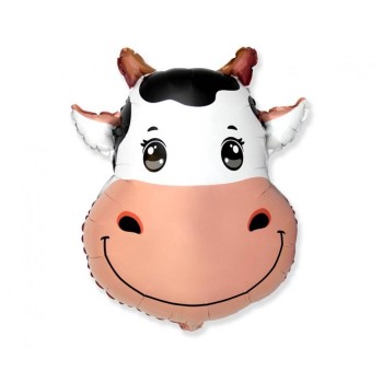 Palloncino mylar 24" - Testa mucca