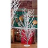 Alberello natalizio in bamboo innevato cm. 90