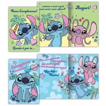 Biglietto auguri classico con busta Walt Disney - Stitch 2