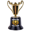 Coppa trofeo dorata due manici Cm. 14 - Maestro / Maestra - Soggetti assortiti