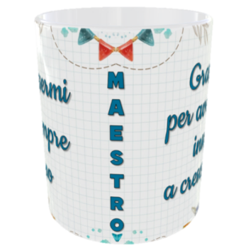 Tazza mug ceramica in scatola regalo "Maestro, grazie per... 2