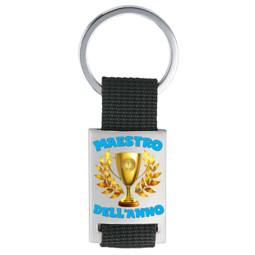 Portachiavi con placca in scatola regalo -...