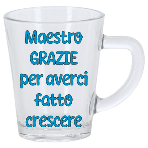 Tazzina da caffè in vetro con scatolina -...