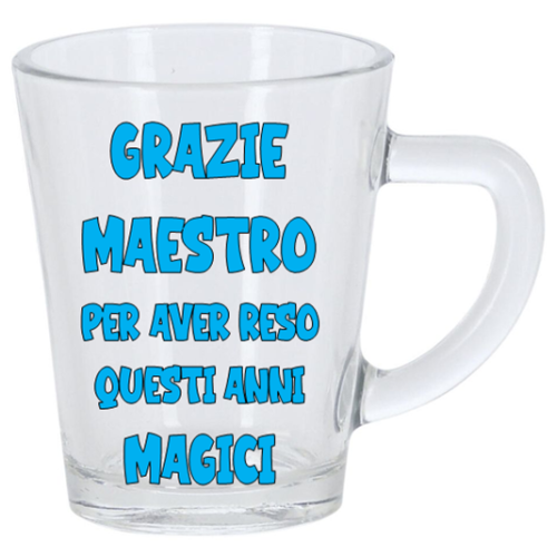 Tazzina da caffè in vetro con scatolina -...
