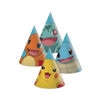 Cappellino party a cono Pokemon - Blister 6 pezzi