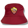 Cappello pescatore in tessuto rosso logo - AS Roma