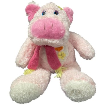 Peluche maialino riccio seduto Cm. 32