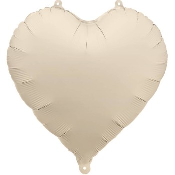 Palloncino mylar 18" Cm. 45 - Cuore - Beige